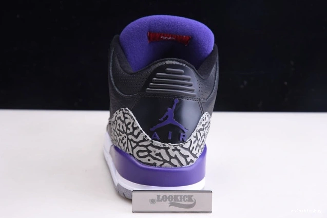 Jordan Black CT8532-050 Air Purple Retro Court 3 0825